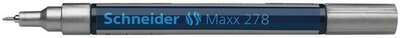 Lakkmarker, 0,8 mm, SCHNEIDER "Maxx 278", ezüst