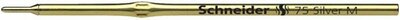 Golyóstollbetét, 0,5 mm, SCHNEIDER "75 Silver", ezüst, (10 db)