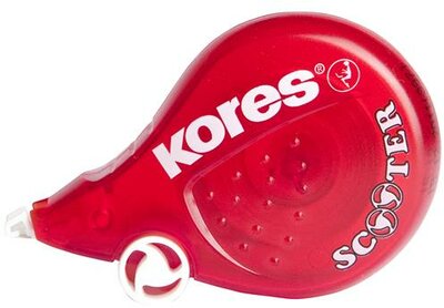 Hibajavító roller, 4,2 mm x 8 m, KORES "Scooter", piros, (8 méter)