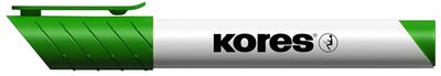 Tábla- és flipchart marker, 3 mm, kúpos, KORES "K-Marker XW1", zöld