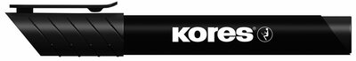 Alkoholos marker, 3-5 mm, kúpos, KORES "K-Marker XP1", fekete