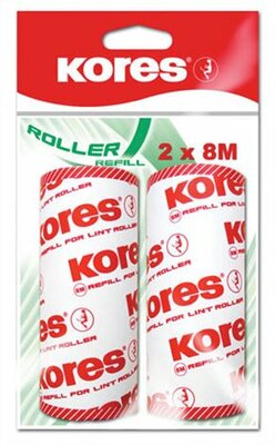 Ruhatisztító henger utántöltő, KORES, (2 db)
