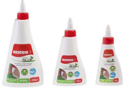 Hobbiragasztó, 60 ml, KORES "White Glue"