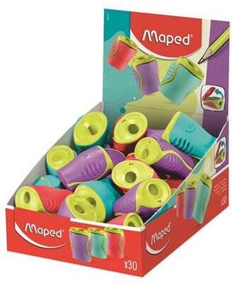 Hegyező display, egylyukú, tartályos, MAPED "Boogy", vegyes színek, (30 db)