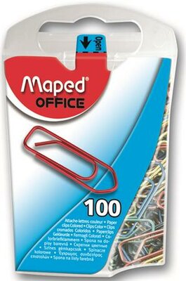 Gemkapocs, 25 mm, MAPED, színes, (100 db)