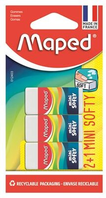 Radír, MAPED "Mini Softy", (3 db)