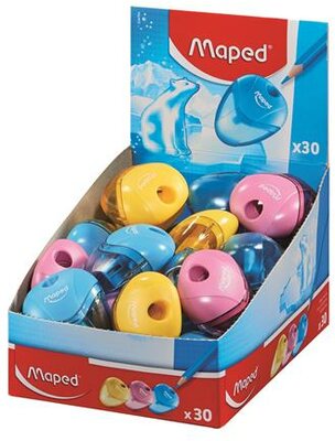 Hegyező display, egylyukú, tartályos, MAPED "I-Gloo", vegyes színek, (30 db)