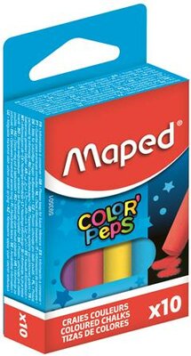 Táblakréta, MAPED, színes, (10 db)