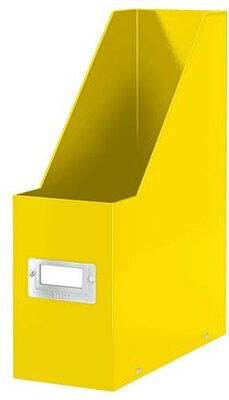 Iratpapucs, PP/karton, 95 mm, LEITZ "Click&Store", sárga