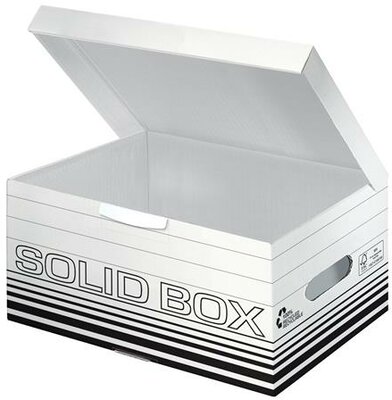Archiválódoboz, S méret, LEITZ "Solid", fehér