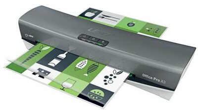 Laminálógép, A3, 80-175 mikron, LEITZ "iLam Office Pro", ezüst