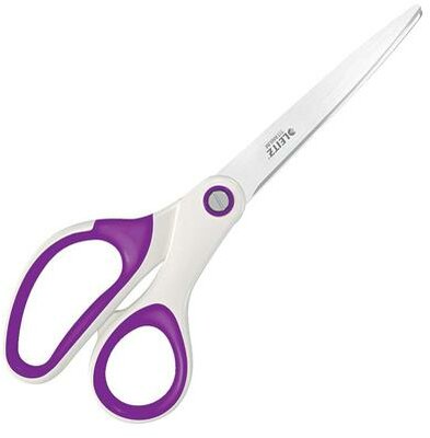 Olló, irodai, 20,5 cm, LEITZ "Wow Titán", lila