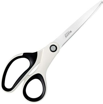 Olló, irodai, 20,5 cm, LEITZ "Wow Titán", fehér