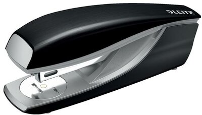 Tűzőgép, 24/6, 26/6, 30 lap, LEITZ "Nexxt Style", szaténfekete