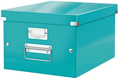 Doboz, A4 méret, LEITZ "Click&Store", jégkék