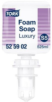 Habszappan, 0,525 l, S5 rendszer, TORK "MIni Luxus", átlátszó