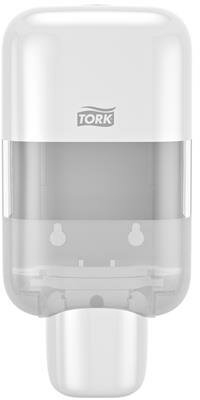 Hab- és folyékony szappan és kézfertőtlenítő adagoló, S5 rendszer, TORK "Mini", fehér
