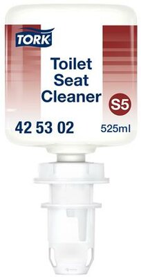 Toalettülőke tisztító, 0,525 l, S5 rendszer, Premium, TORK "Mini", átlátszó