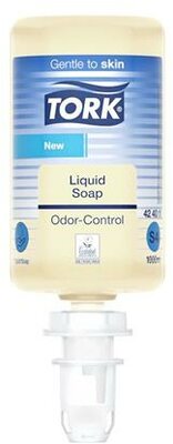 Folyékony szappan, 1 l, S4 rendszer, szagsemlegesítő, TORK "Odor-Control", átlátszó