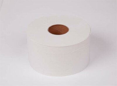 Toalettpapír, T2 rendszer, 2 rétegű, 19 cm átmérő, TORK "Mini Jumbo", fehér, (12 tek)