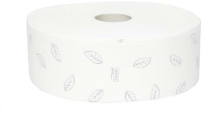 Toalettpapír, T1 rendszer, 2 rétegű, 26 cm átmérő, Advanced, TORK "Jumbo", fehér, (6 tek)
