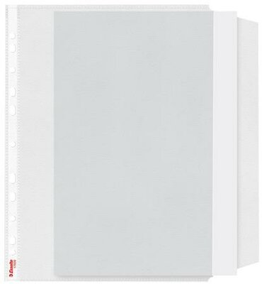Genotherm, lefűzhető, A4, 100 mikron, narancsos felület, behajtható füllel, ESSELTE, (10 db)