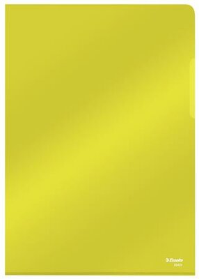 Genotherm, "L", A4, 150 mikron, víztiszta felület, ESSELTE "Luxus", sárga, (25 db)