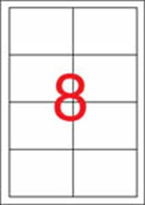 Etikett, univerzális, 97x67,7 mm, APLI, 800 etikett/csomag, (100 lap)