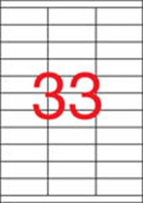 Etikett, univerzális, 70x25,4 mm, APLI, 3300 etikett/csomag, (100 lap)