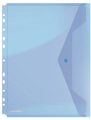 Irattartó tasak, A4, PP, patentos, lefűzhető, DONAU, kék