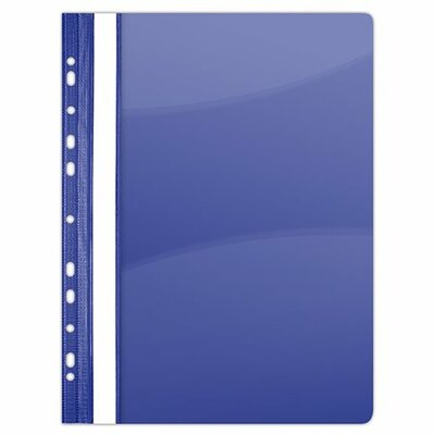 Gyorsfűző, lefűzhető, PVC, A4, DONAU, sötétkék, (10 db)