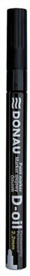 Lakkmarker, 2,2 mm, S, DONAU "D-oil", fekete, (12 db)
