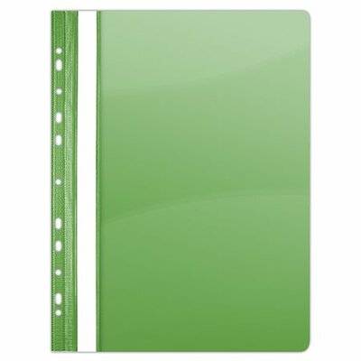 Gyorsfűző, lefűzhető, PVC, A4, DONAU, zöld, (10 db)