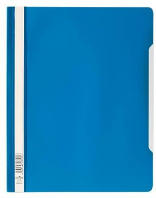 Gyorsfűző, PP, A4+, DURABLE, kék, (50 db)