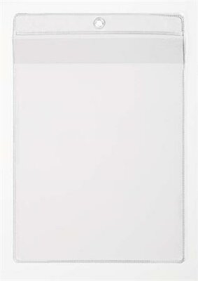 Információs tasak, akasztható, A4, DURABLE, áttetsző, (10 db)
