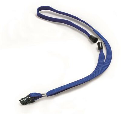 Nyakbaakasztó, klippel, DURABLE, sötétkék, (10 db)