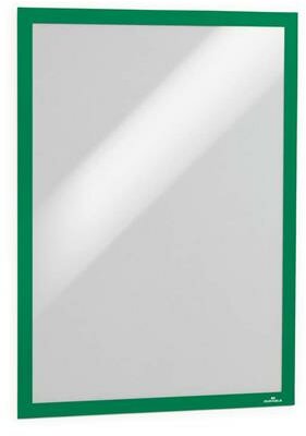 Infokeret, A3, öntapadó háttal, DURABLE "DURAFRAME®", zöld, (2 db)