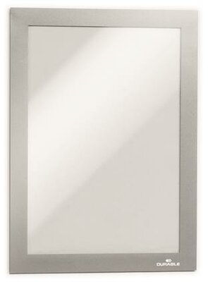 Infokeret, A5, mágneses, DURABLE "DURAFRAME MAGNETIC", ezüst, (5 db)