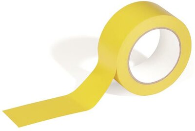 Jelölőszalag, 50 mm x 33 m, 0,16 mm, DURABLE "DURALINE", sárga, (33 méter)