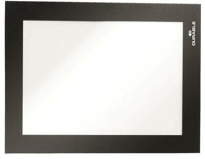 Infokeret, A6, mágneses, DURABLE "DURAFRAME MAGNETIC", fekete, (5 db)