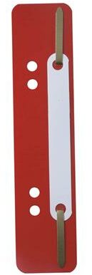 Lefűzőlapocska, DURABLE, piros, (25 db)