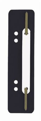 Lefűzőlapocska, DURABLE, fekete, (25 db)