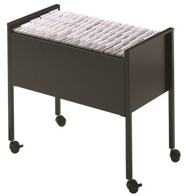 Függőmappa-állvány, görgős, DURABLE "Economy 80", fekete