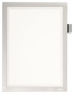Infokeret, A4, öntapadó, jegyzetelhető, DURABLE DURAFRAME® "NOTE", ezüst