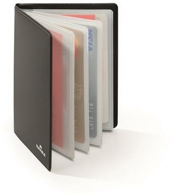Bankkártyatartó, 8 db-os, RFID védelemmel, DURABLE, fekete