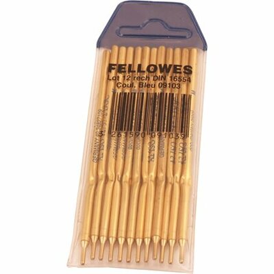 Ügyféltoll betét, FELLOWES, kék, (12 db)