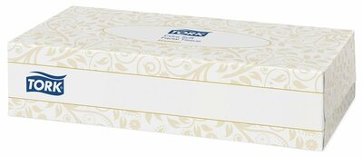Kozmetikai kendő, 2 rétegű, F1 rendszer, TORK "Extra Soft", fehér, (100 db)