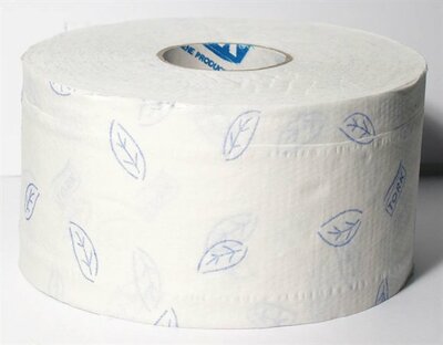 Toalettpapír, T2 rendszer, 2 rétegű, 18, 8 cm átmérő, Premium, TORK " Soft Mini Jumbo", fehér, (12 tek)