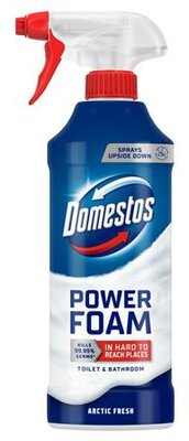 WC- és fürdőszoba tisztító hab, 435 ml, DOMESTOS "Power Foam", Arctic Fresh