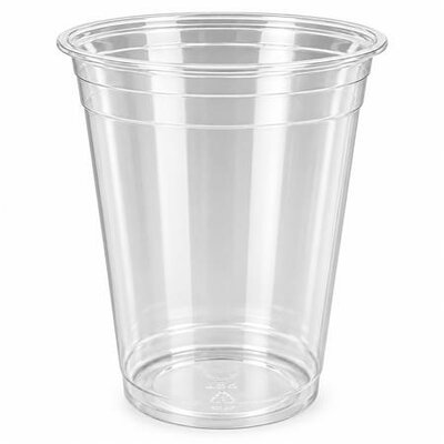 Műanyag shaker és koktélos pohár, 3 dl, 50 db, víztiszta, (50 db)